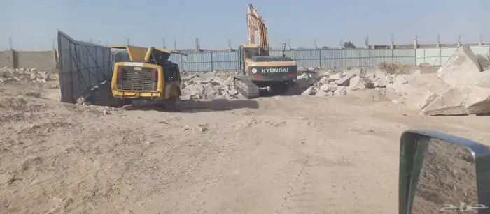 قص الاراضي حفر خزانات وتكسير الحجر وتكسر صبات هدم عماير 3