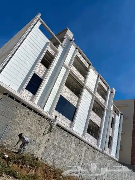 واجهات خارجيه لياسه ملونه بديل الحجر 1