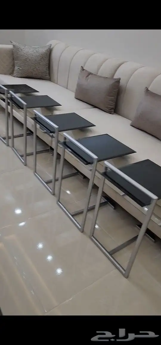 طاولات خدمة زجاج 4