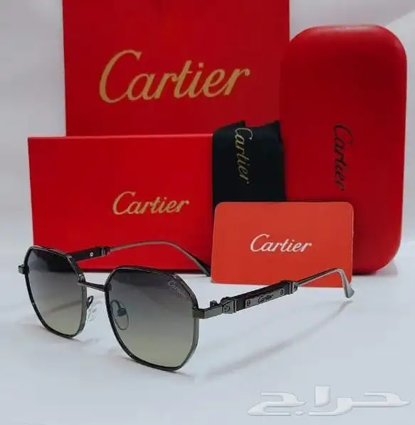 نظارة شمسية رجاليه معا ملحقاتها 0