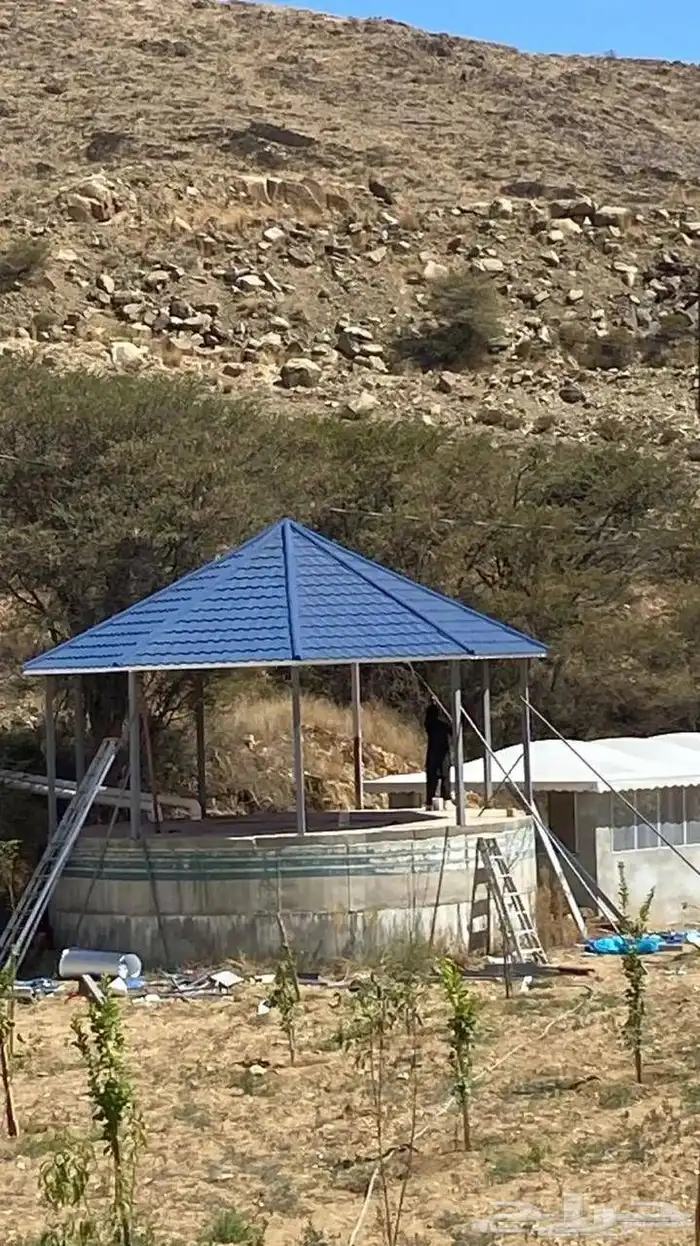 بيت شعر قرميد مظلات 12