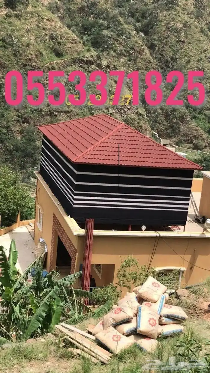 بيت شعر قرميد مظلات 7