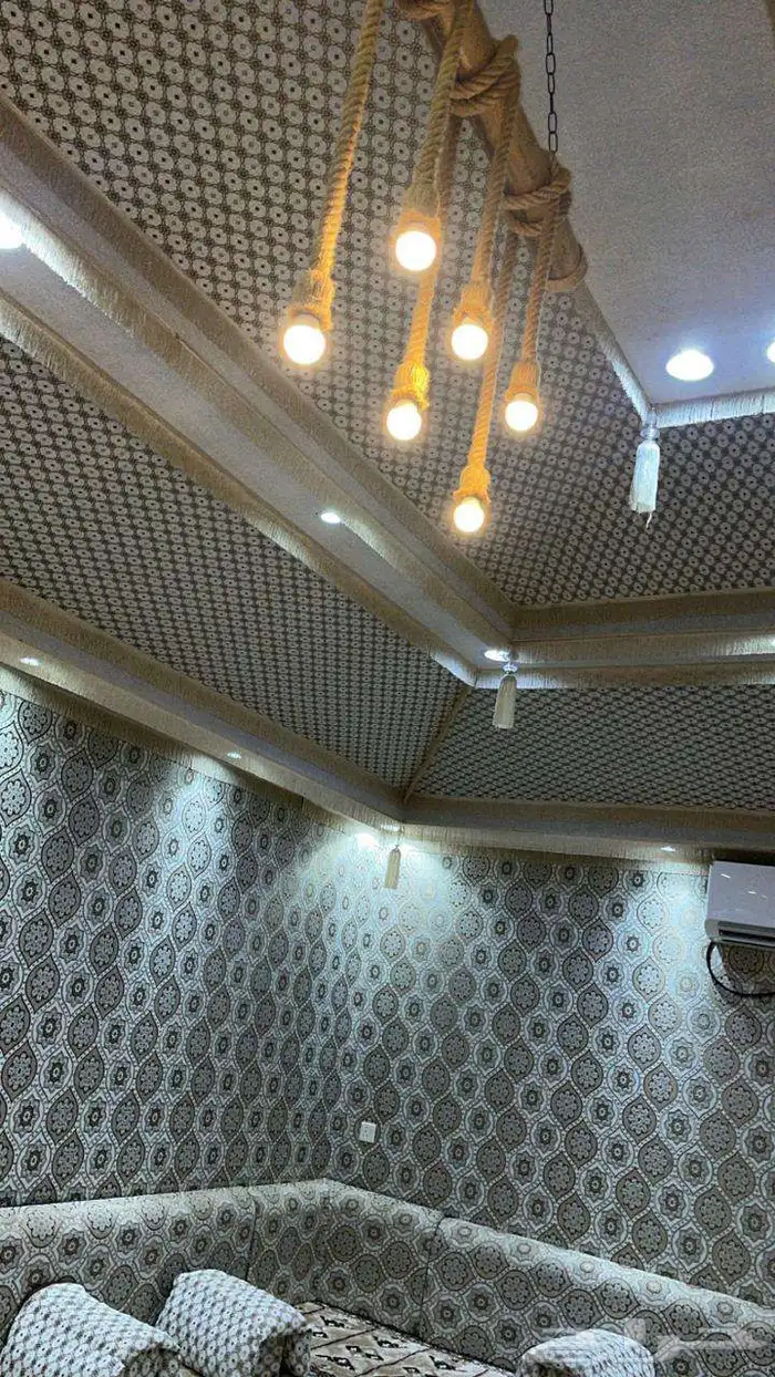 بيوت شعر مشب نار مشب رخام قرميد جمالون تلبيس قماش 3