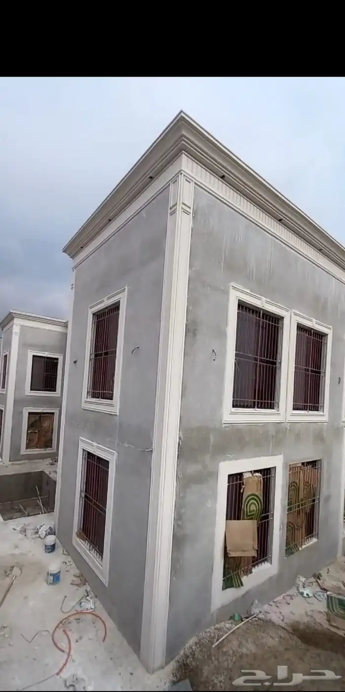 معلم ديكورات خارجيه سمنت ابيض بديل الحجر الطبيعي 5