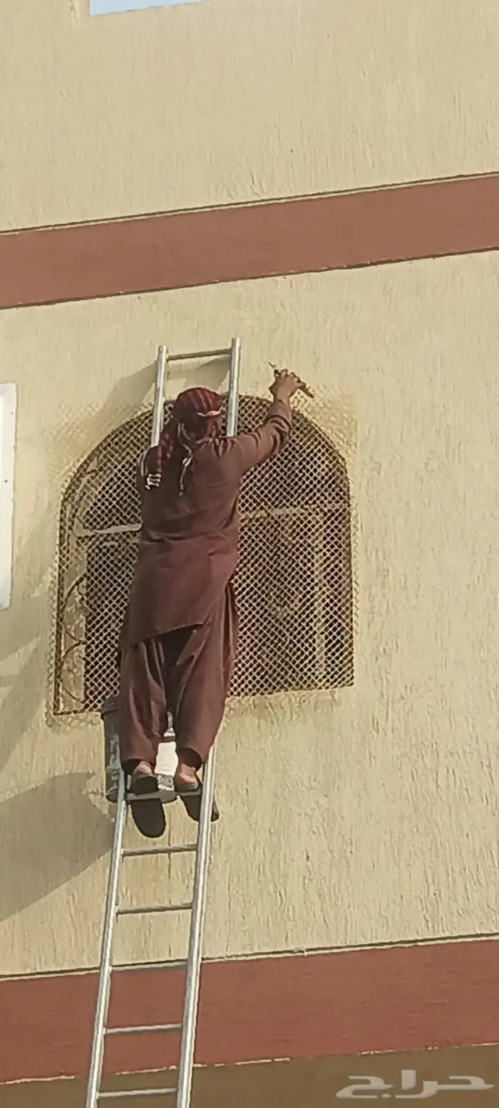 تركيب شبك مكيف خارجى غطاء شفات خارجى فبر جلاص طارد طيور 2