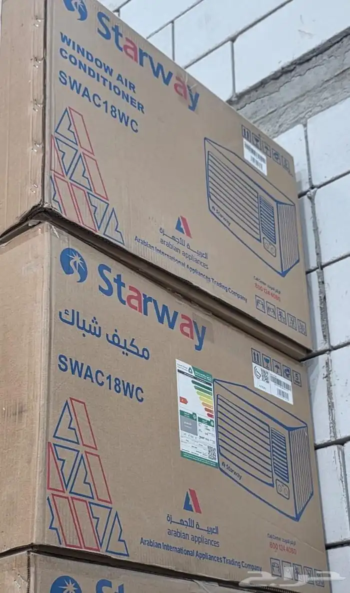 SWAC18WC R410مكيف ستار واي شباك 18000 الف وحدة - بارد 0