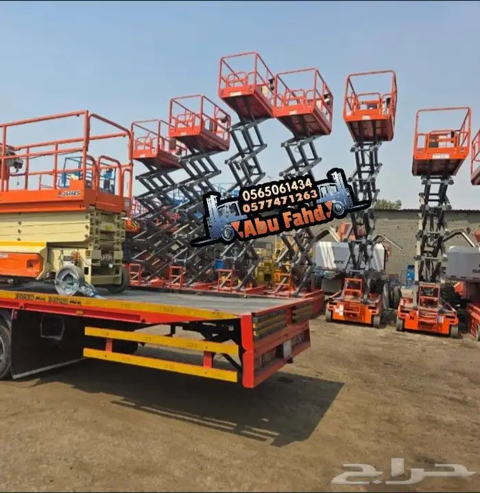 سيزرات لفت 12متر للايجار رافعه مقصيه 12متر للايجار سيزرلفت 3