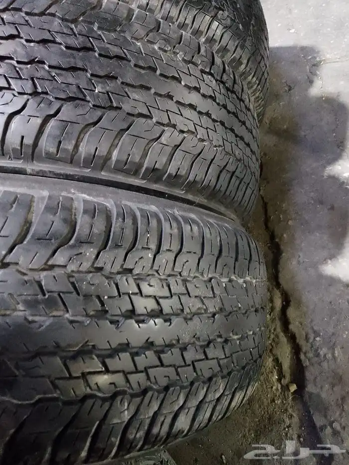 كفرات هايلكس دبل برادو 265 65 17 دنلوب ياباني وكاله نضيف كرت 2