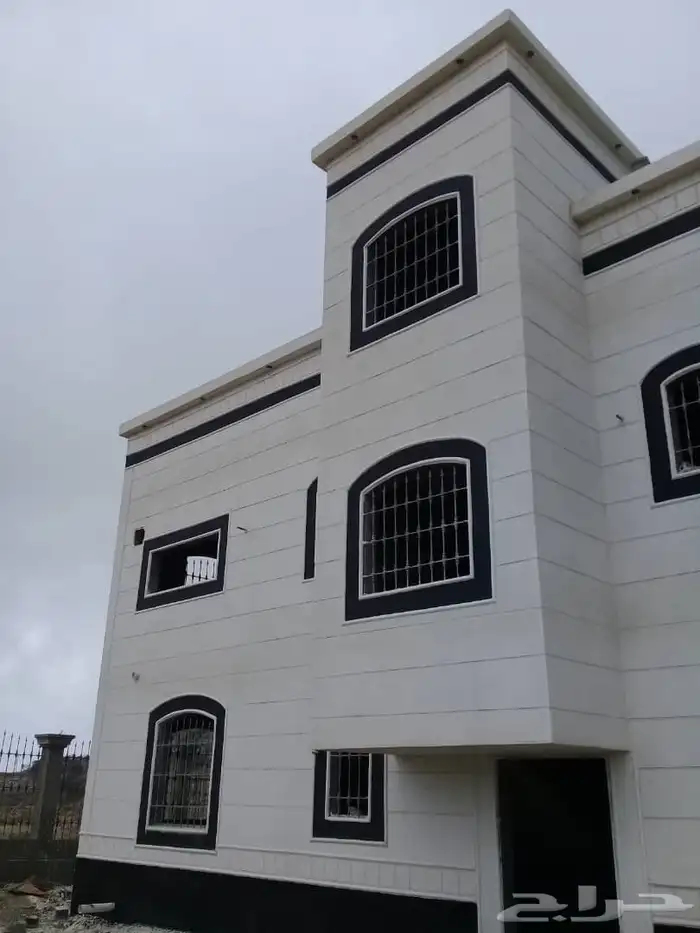 معلم ديكورات خارجيه سمنت ابيض بديل الحجر الطبيعي 8