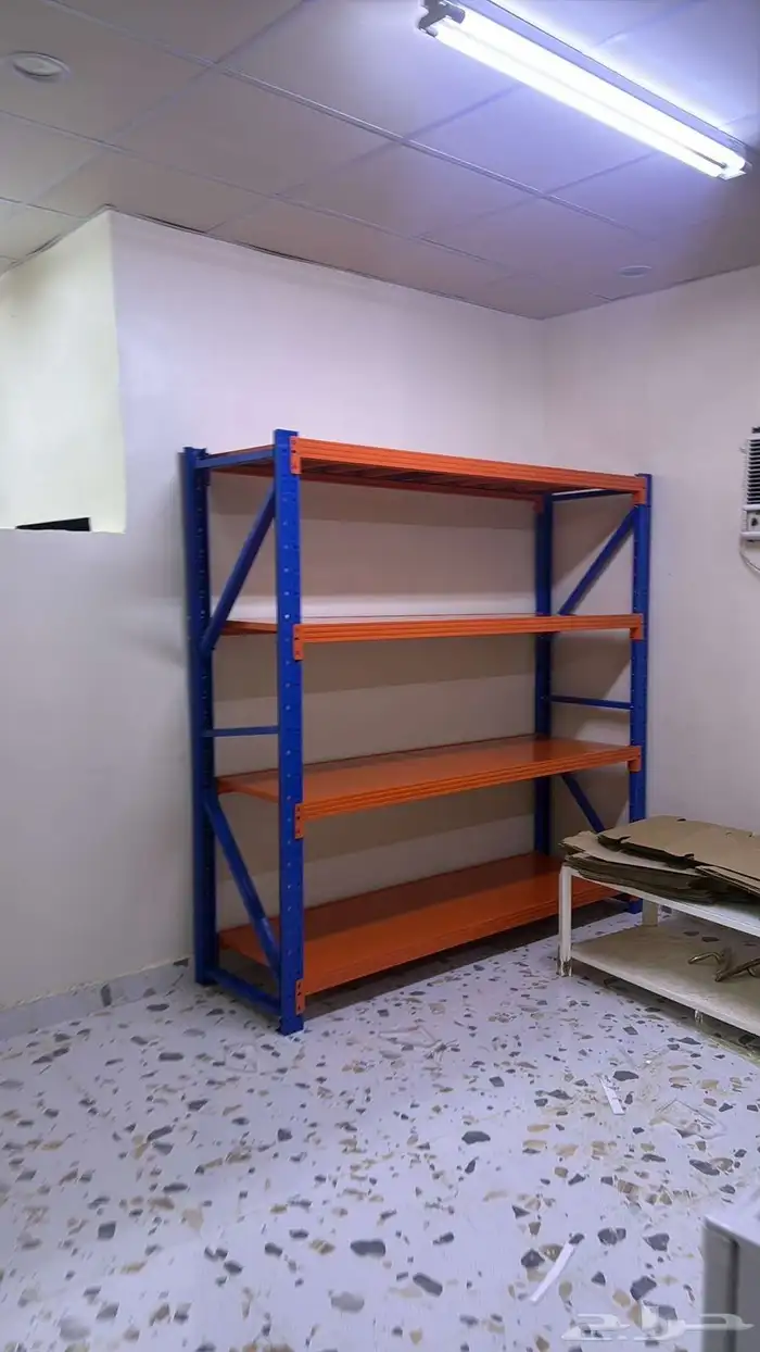 رفوف تخزين مقاس مترين في مترين في 60 سنتمتر 0