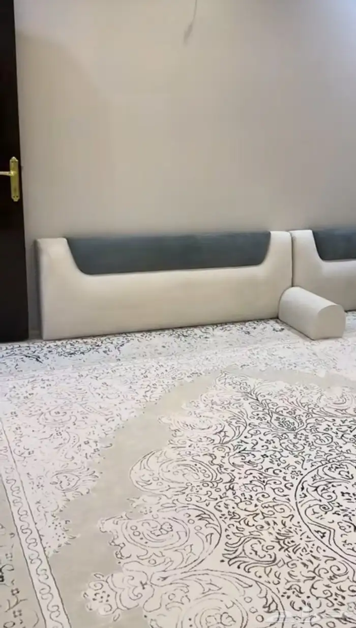 مساند خشب وا سفنج كنب مجلس تفصيل وا تنجيد ستائر ويفي.. 6