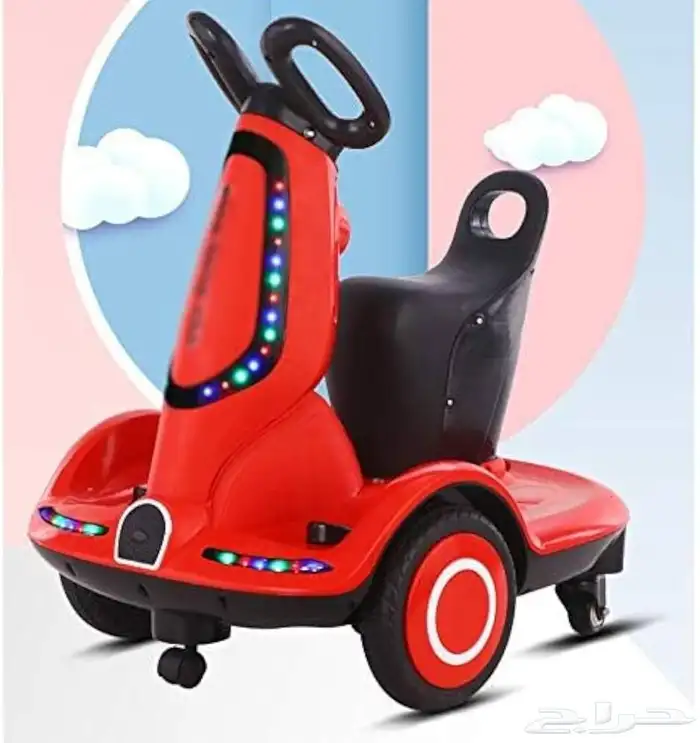 سياره كهربائيه للاطفال لون ابيض 0