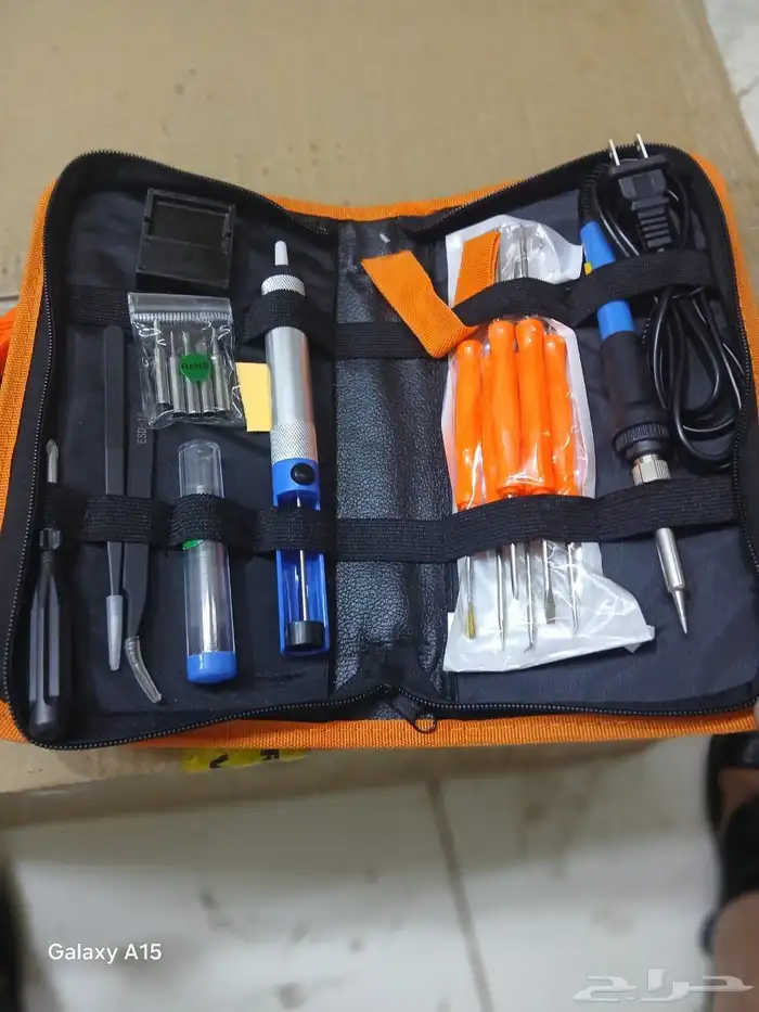 طقم لحام معدات الكترونيات شنطه متكامله ب100 ريال 2