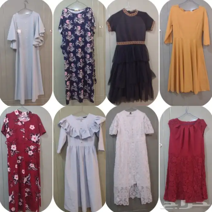 فساتين نسائية بيع مستعجل 2ب50 و5ب100 1