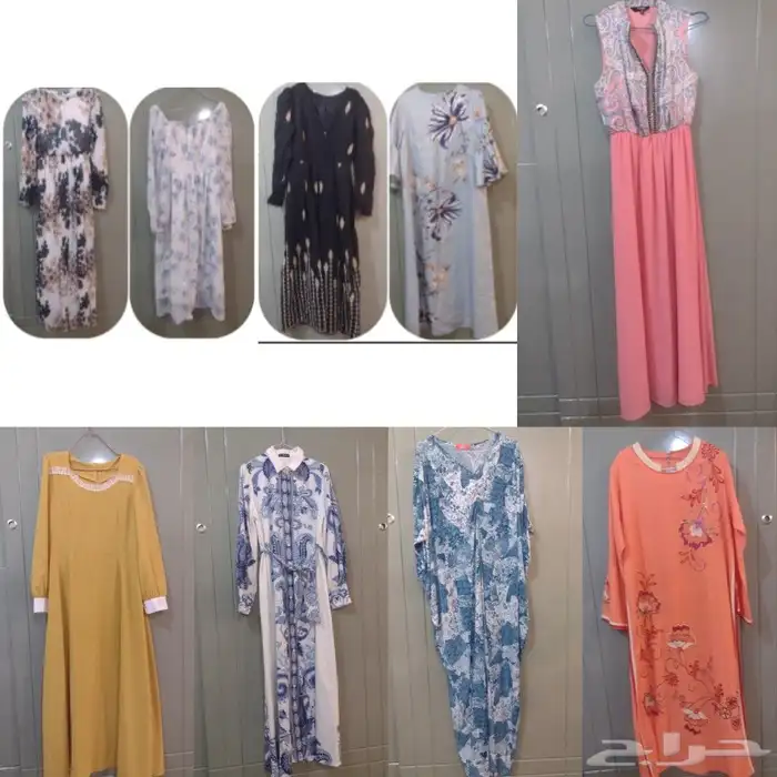 فساتين نسائية بيع مستعجل 2ب50 و5ب100 3