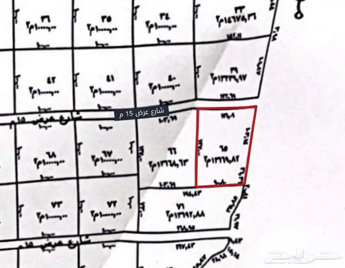 للبيع ارض 13 الف متر ب 190 الف ريال في الجله 1