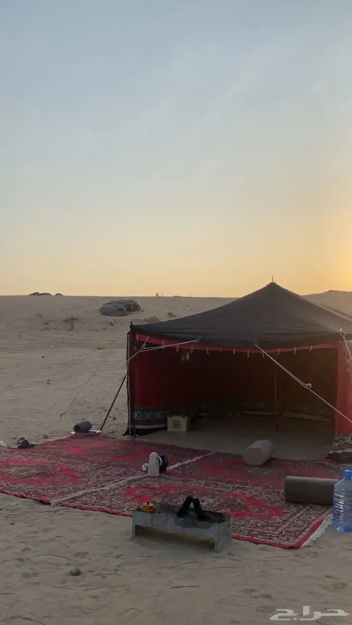 تأجير خيمه شتاء. خيمة  زل   خزان ماء مع ابريق  نظافه محل 4