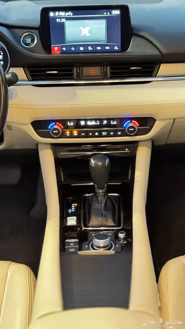 مازدا 6 سعودي نص فل 2021   بودي وكالة   ممشى 53 ألف 13