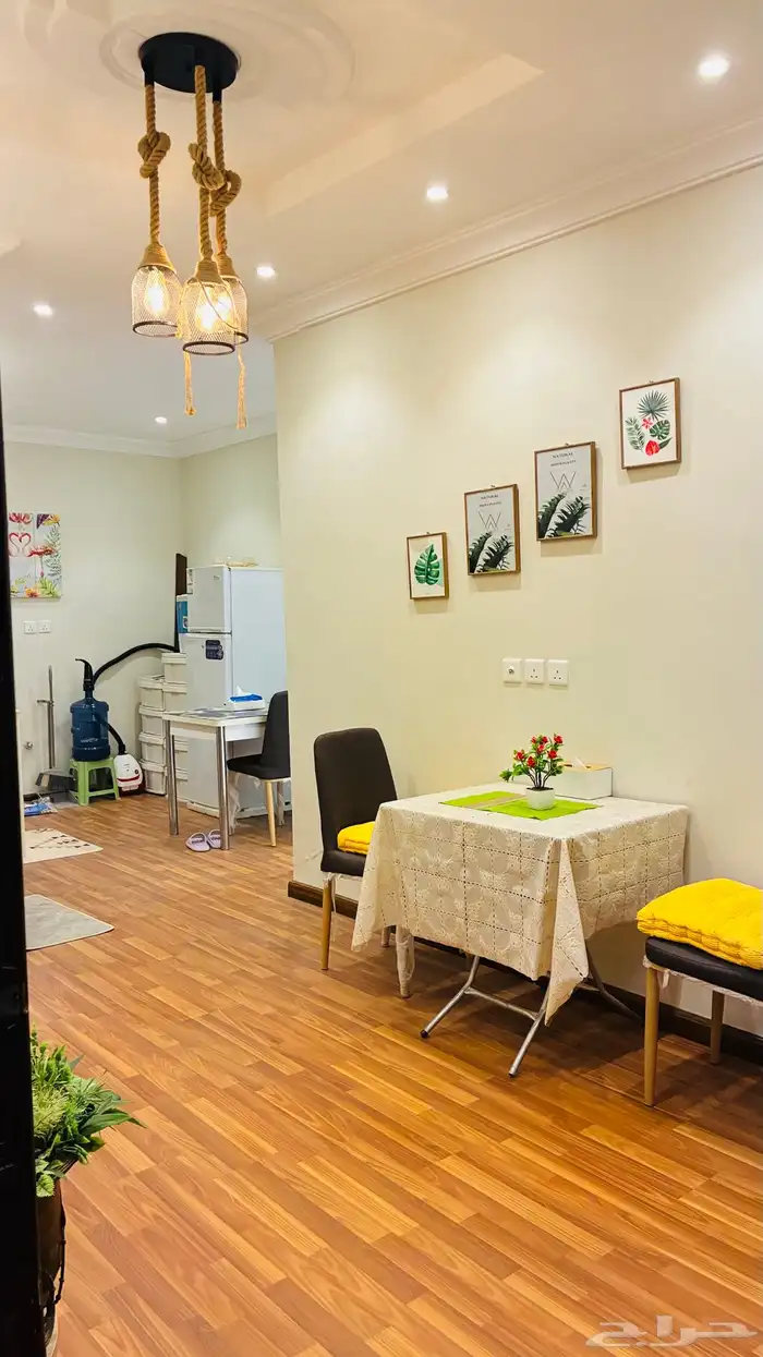 للايجار شقة مفروشه غرفتين وصالة حي الواحه ايجار سنوي 2