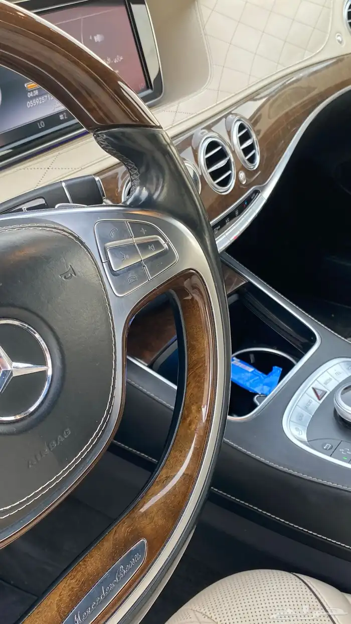 مرسدس2015 جفالي 6 أزرار حجم500 فل كامل 15