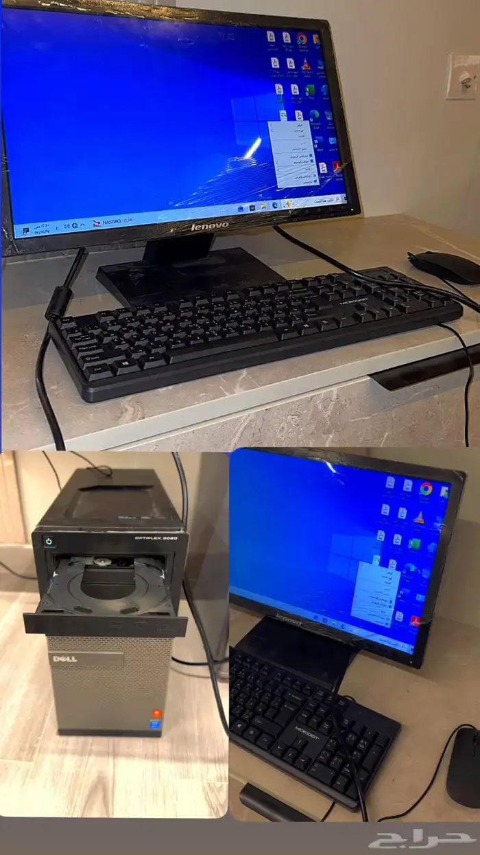 كمبيوتر مكتبي  lenovo 4
