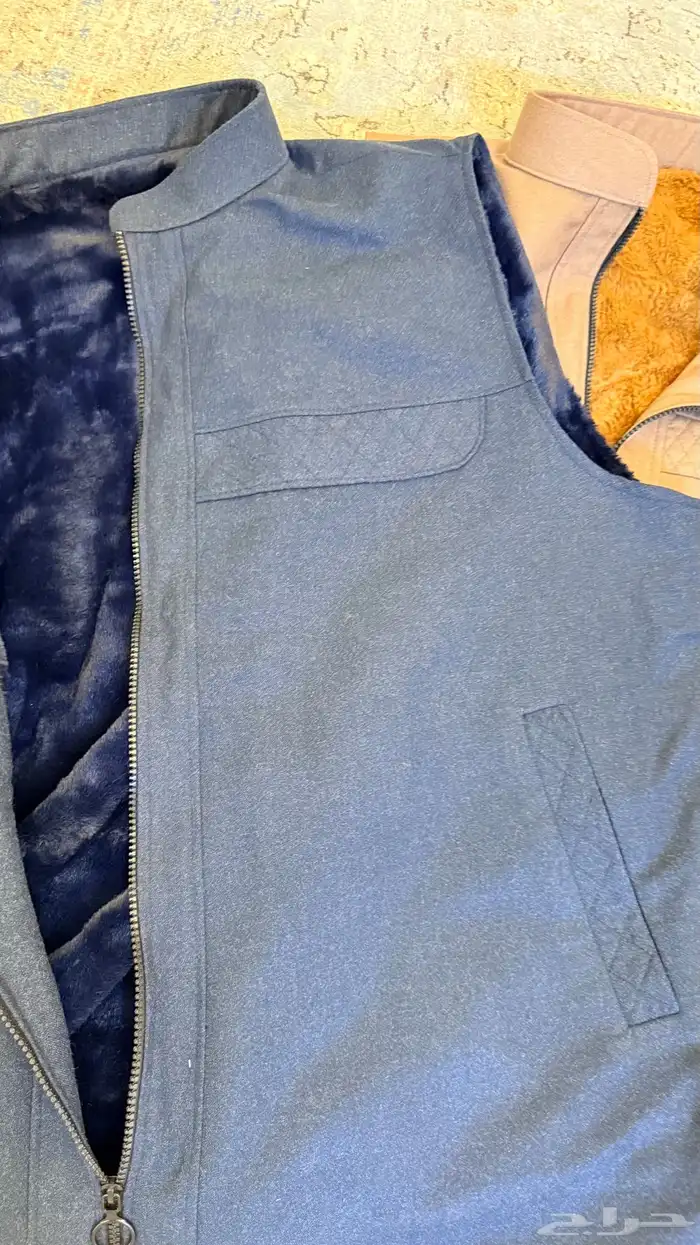 العرض المذهل سديري دبل فيس مع شال ترمة كشميري 13