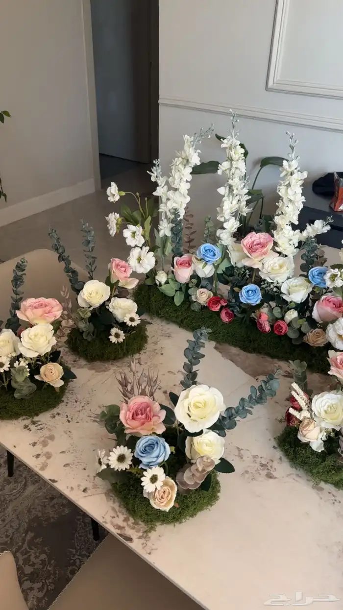 تنسيق حفلات استقبال نفاس حفلات زفاف هدايا ورد 8