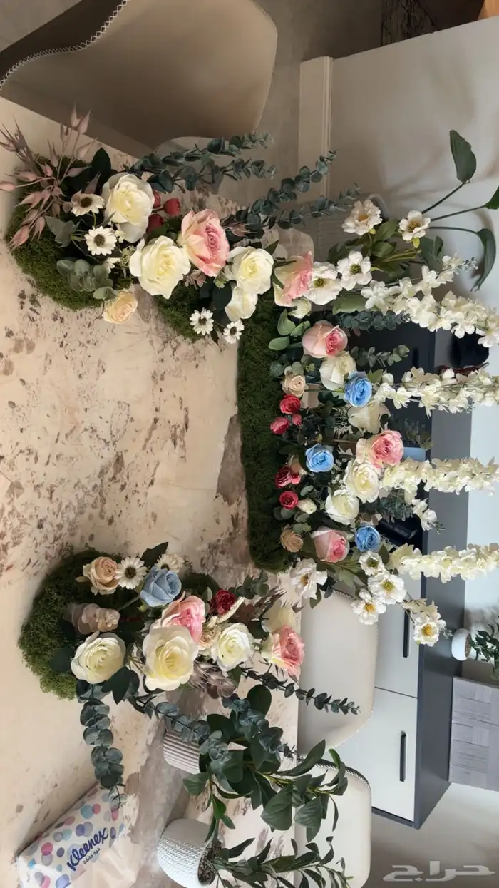 تنسيق حفلات استقبال نفاس حفلات زفاف هدايا ورد 9