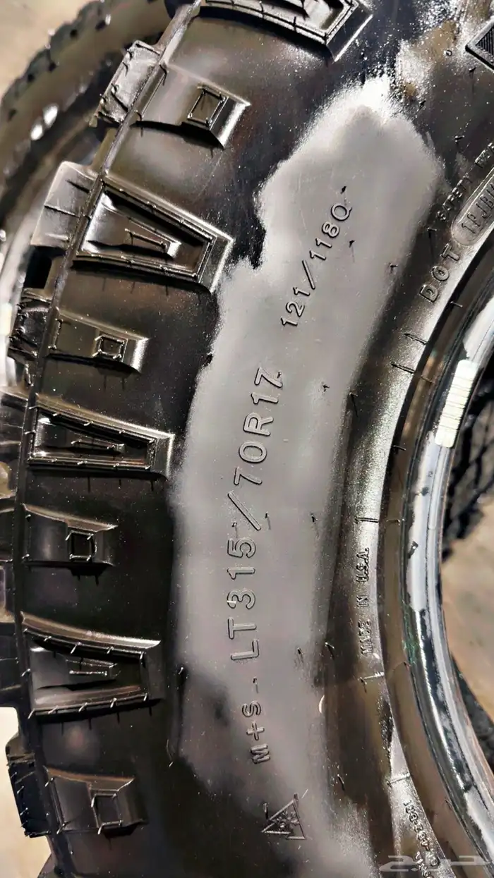 كفرات حجريه مقاس 315 70 17 2