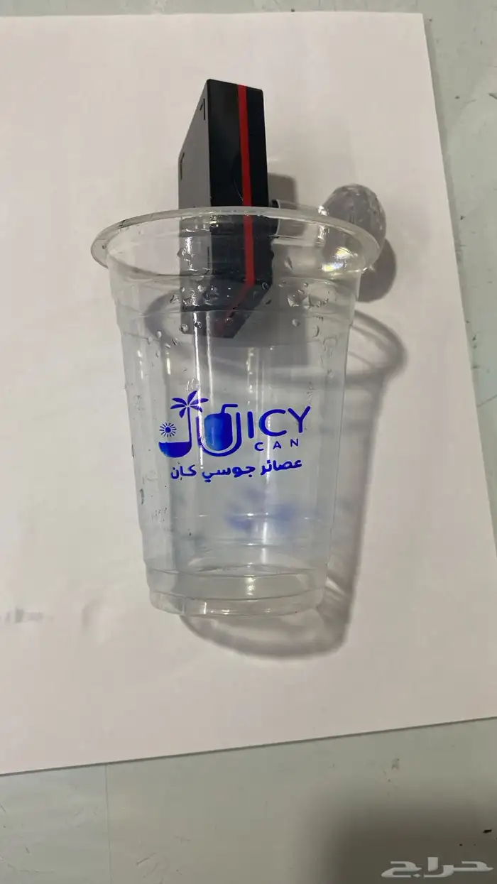 ختم كاسات العصير بلاستيك شفاف 2