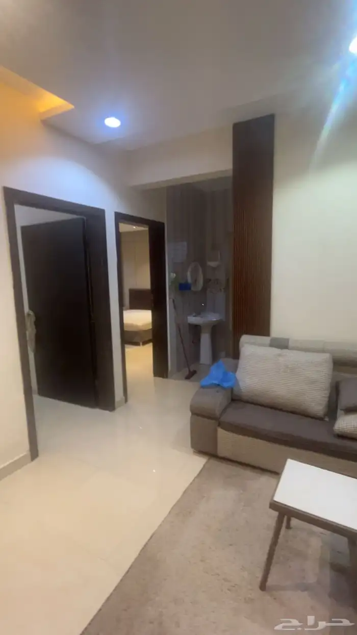 شقه مفروشه للعوايل في حفر الباطن حي النخيل 4