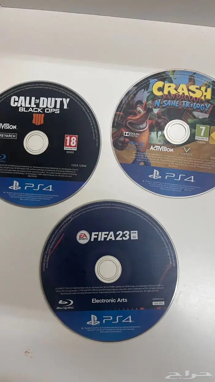 اشرطة سوني فور 0