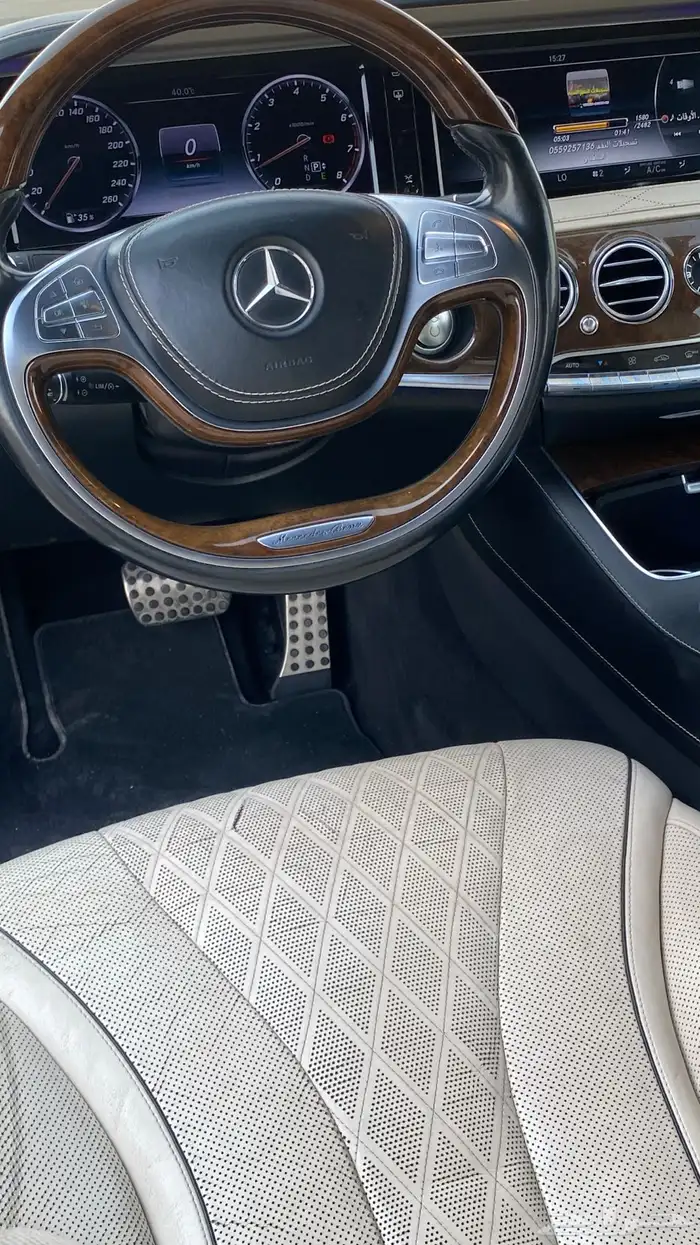 مرسدس2015 جفالي 6 أزرار حجم500 فل كامل 23