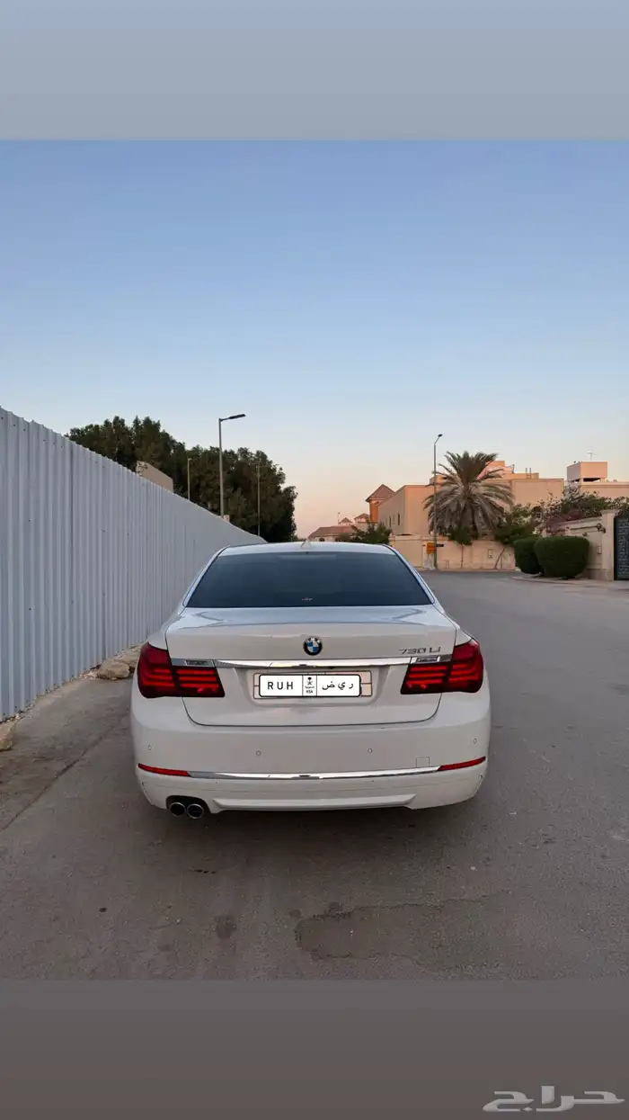 ابيض bmw 2014 الفئة 730 العملية 11