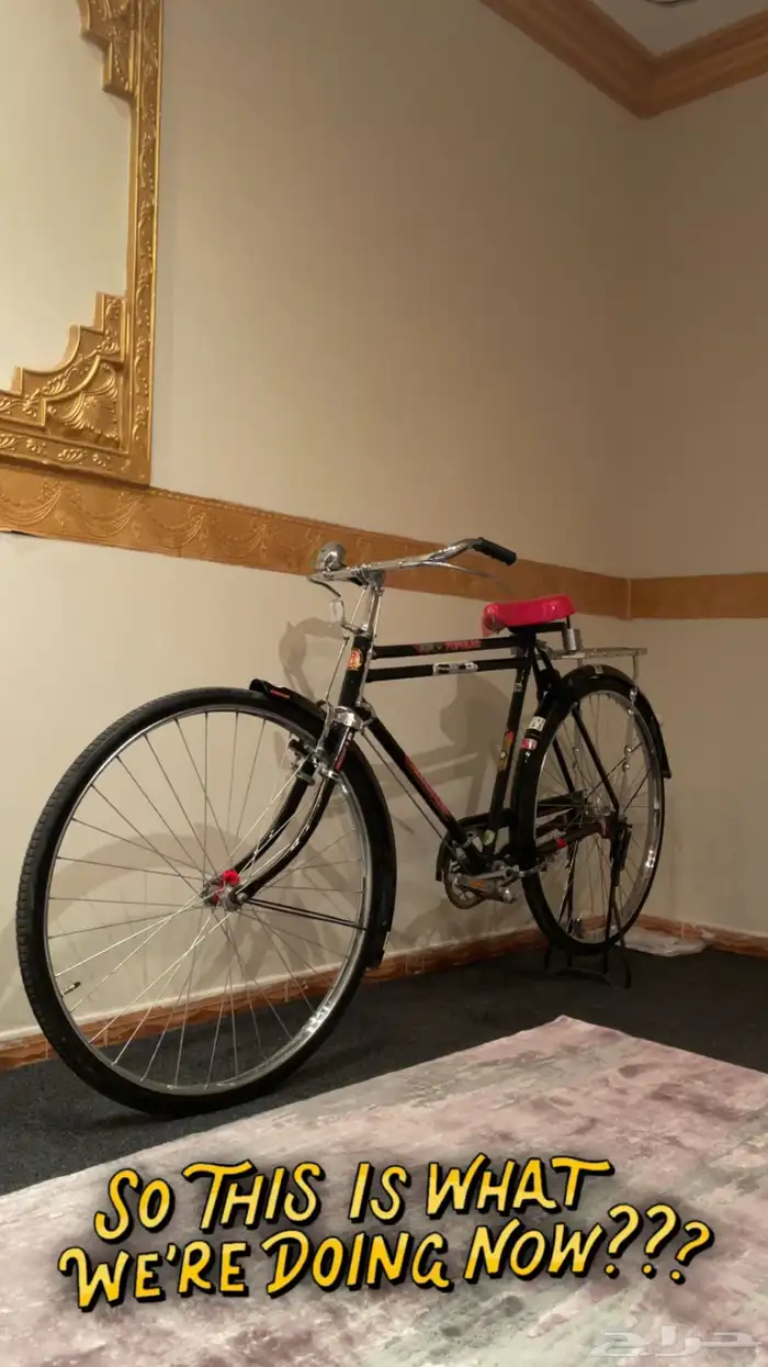 سيكل هندي اكبر حجم من شي الون اسود على السوم 2