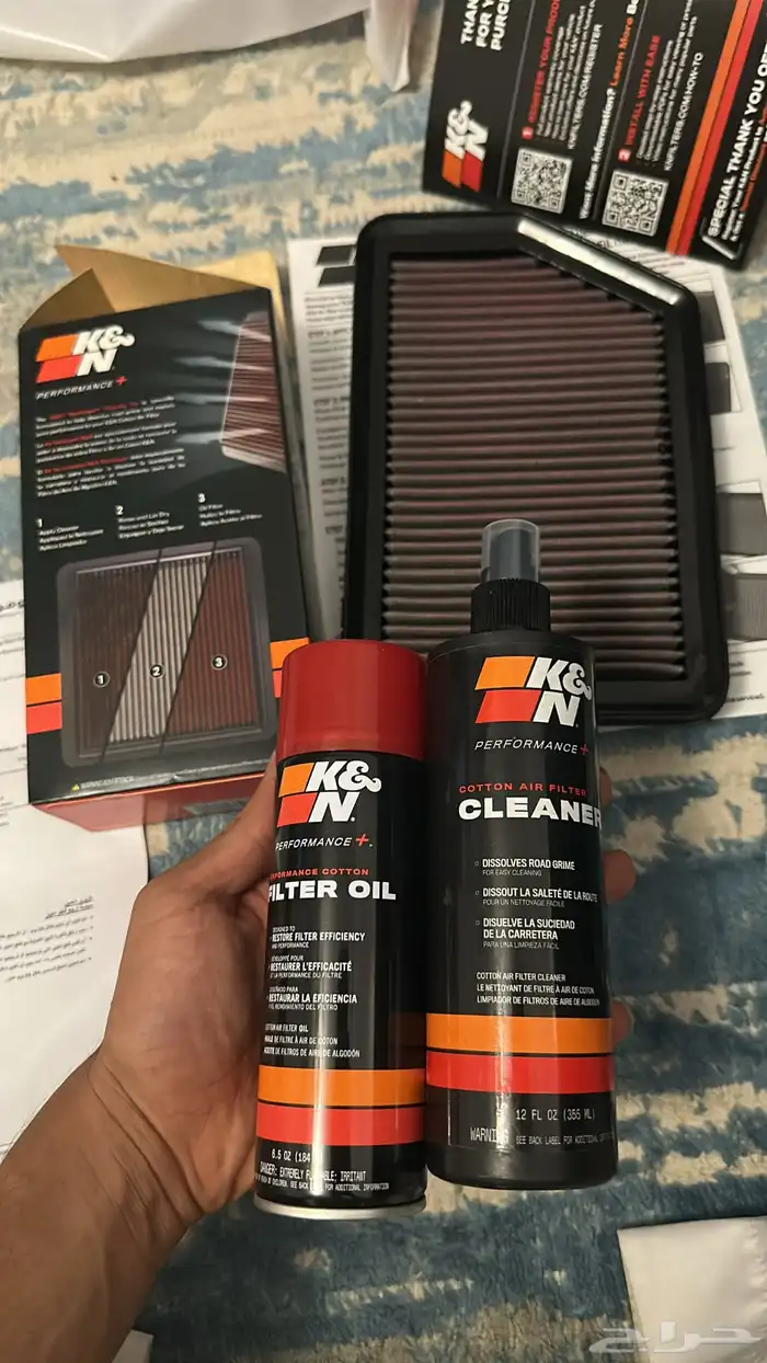 فلتر K N اصلي مكينة النترا 2015 4