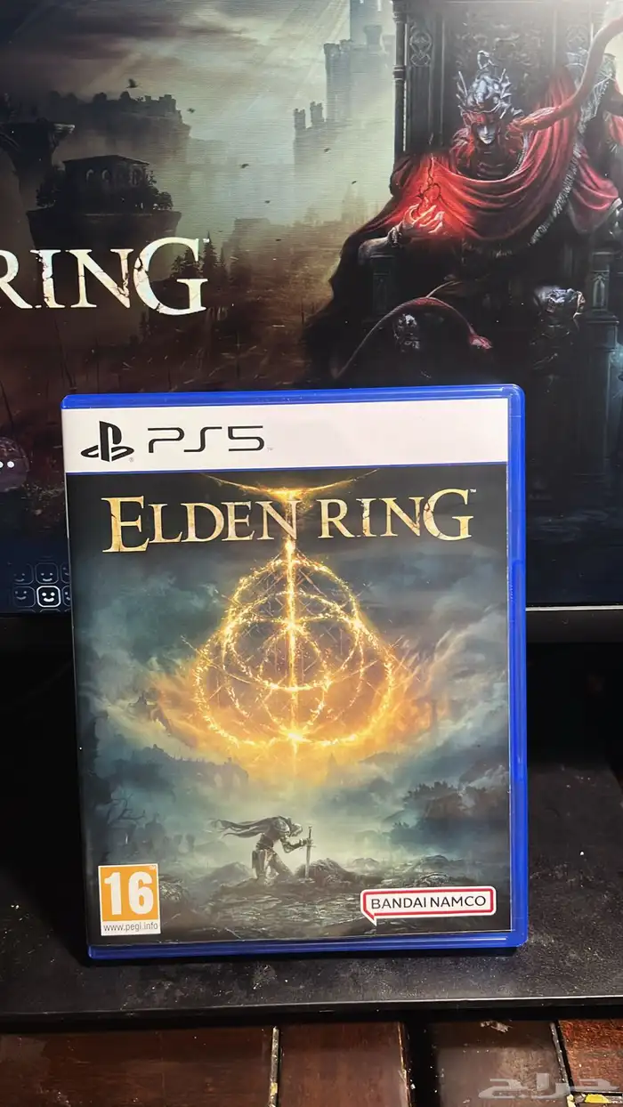 بلايستيشن 5 سليم (ديسك) مع يدين أصلية   شريط Elden Ring 3
