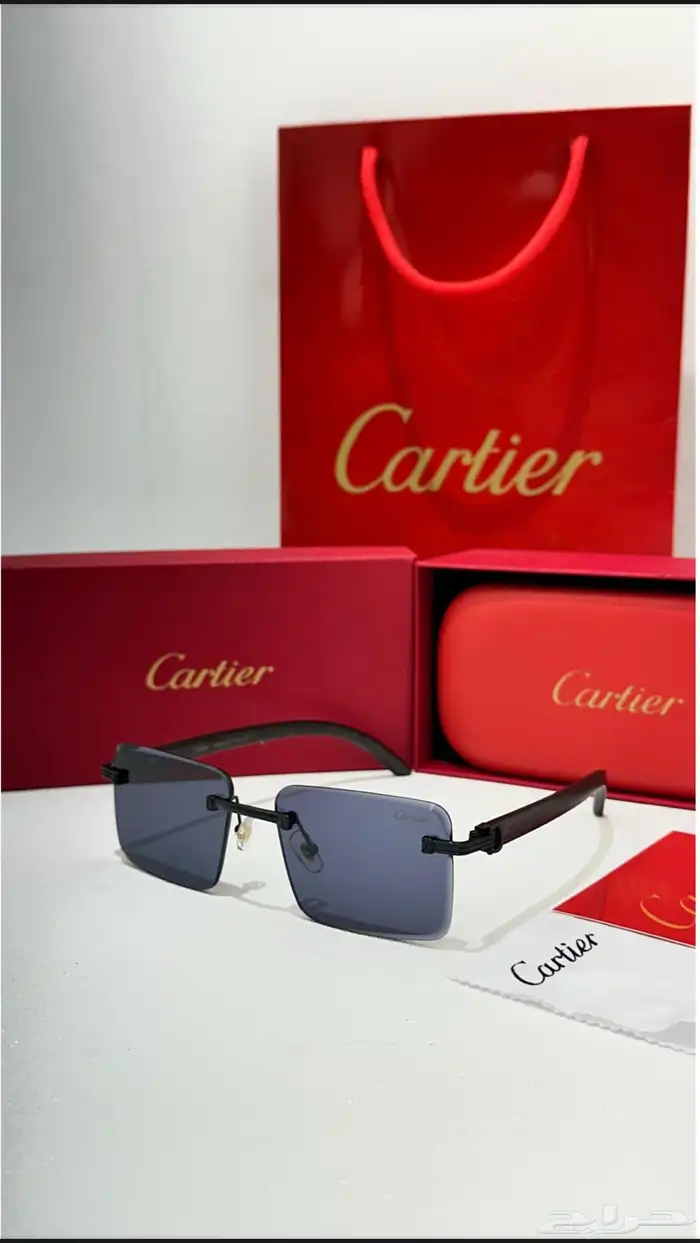 نظارات ماركه كارتير درجه اولى طبق الاصل مع الملحقات 14