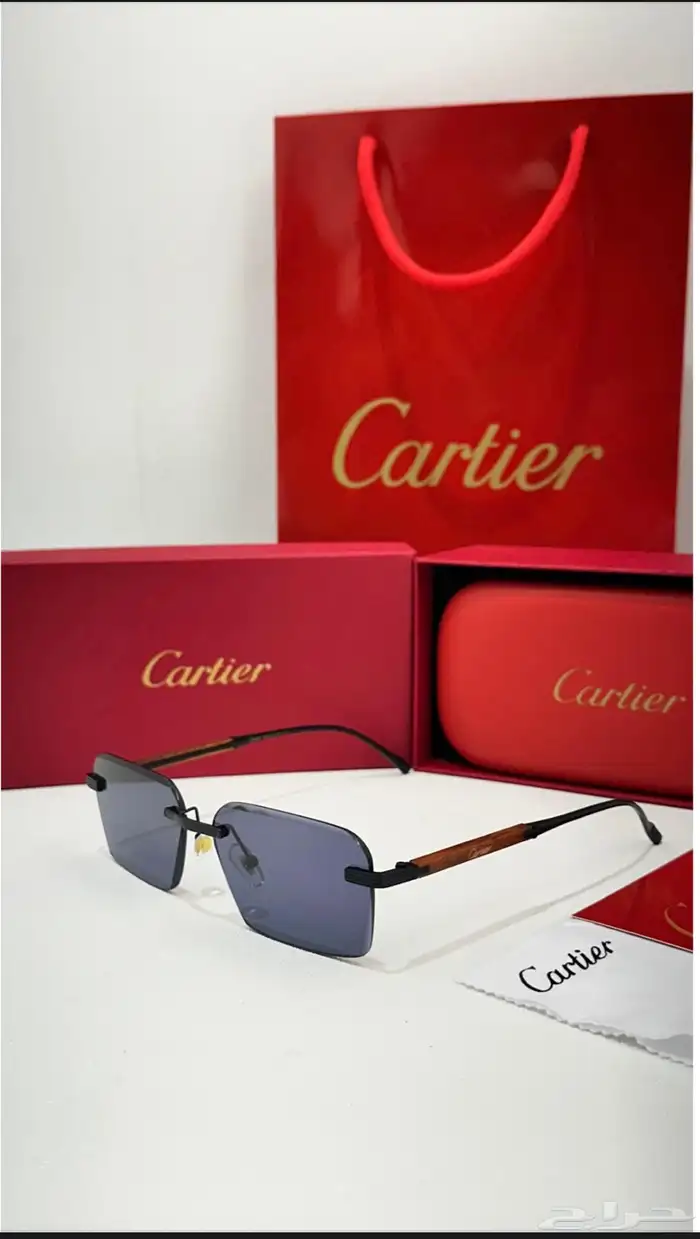 نظارات ماركه كارتير درجه اولى طبق الاصل مع الملحقات 8