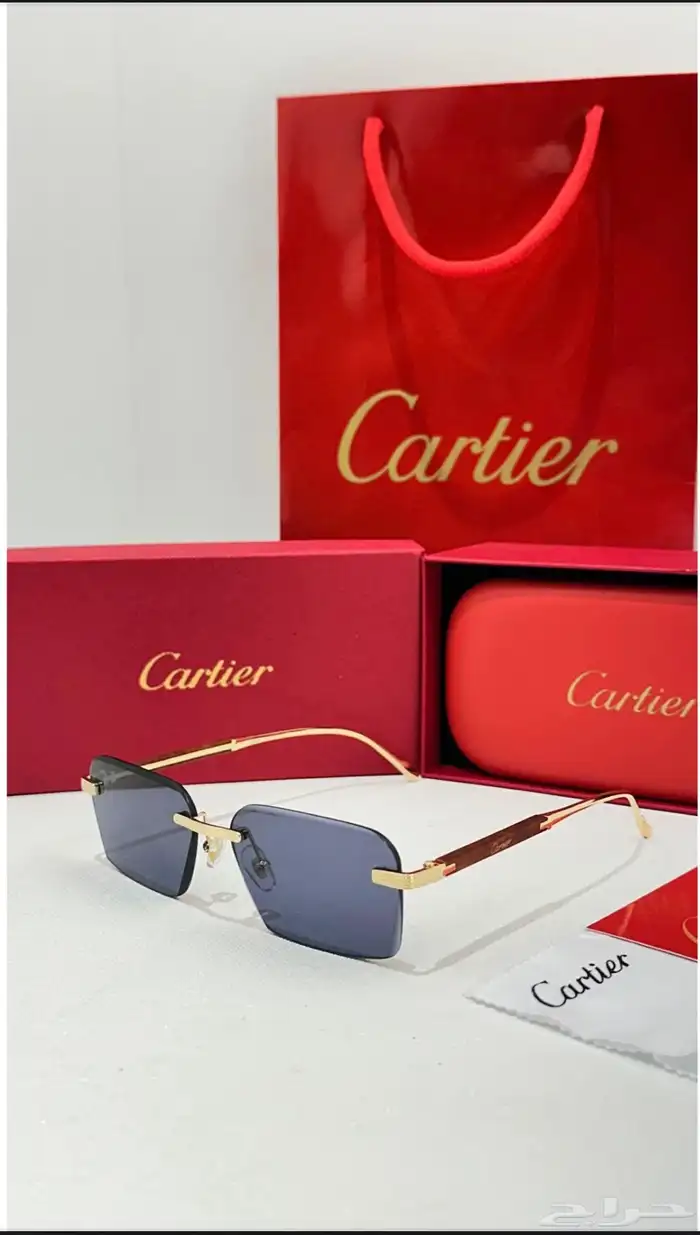 نظارات ماركه كارتير درجه اولى طبق الاصل مع الملحقات 5