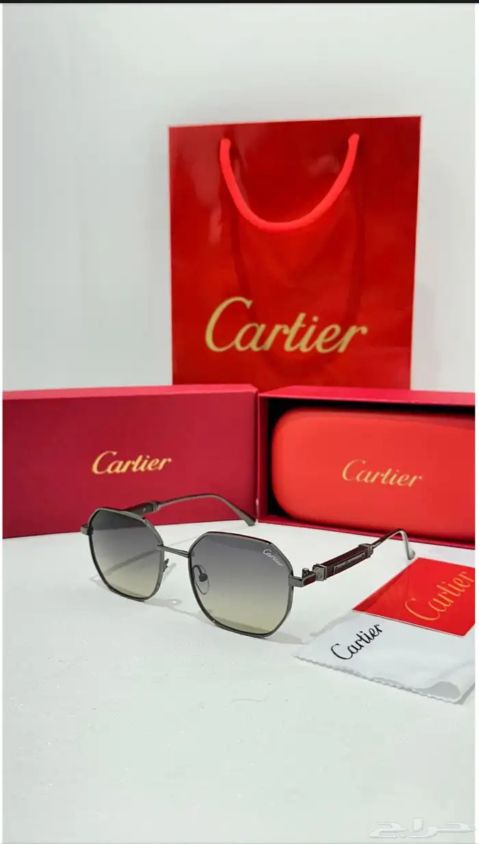 نظارات ماركه كارتير درجه اولى طبق الاصل مع الملحقات 34