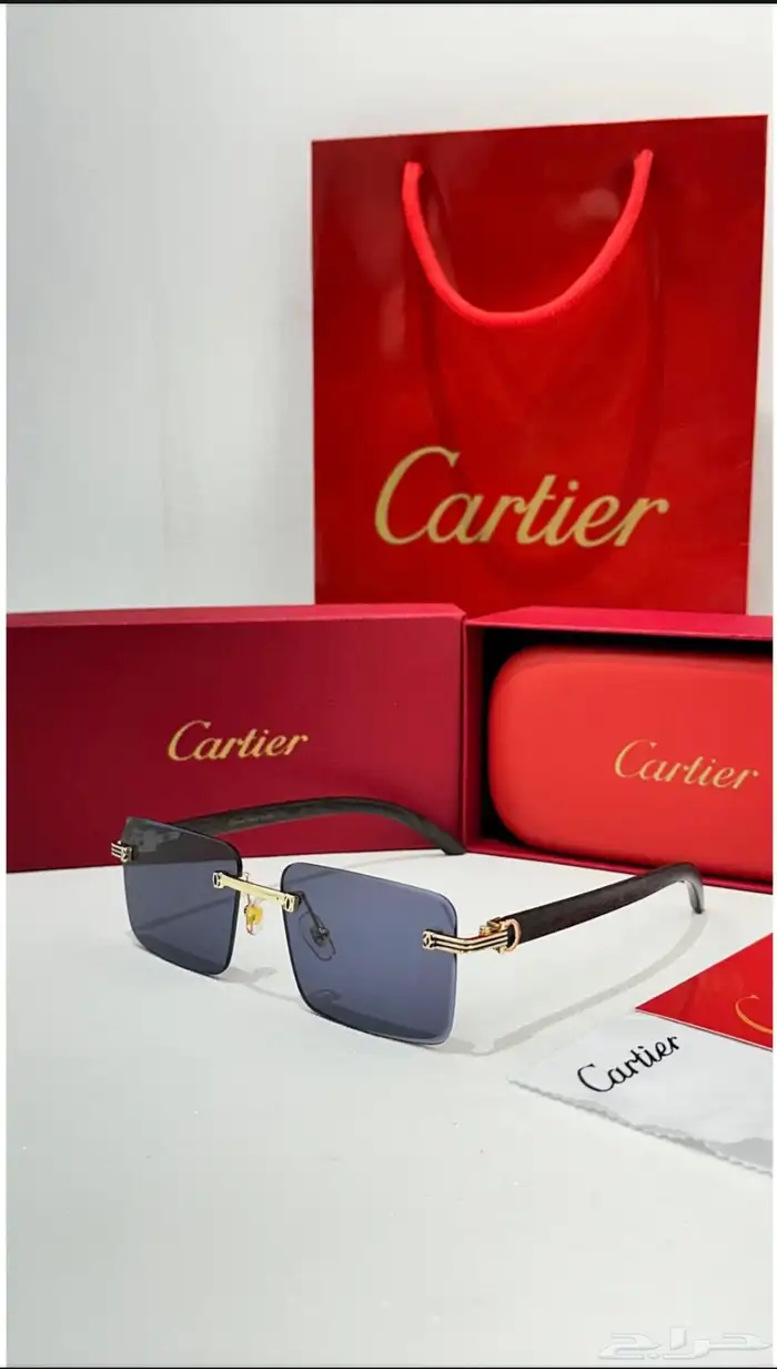 نظارات ماركه كارتير درجه اولى طبق الاصل مع الملحقات 9