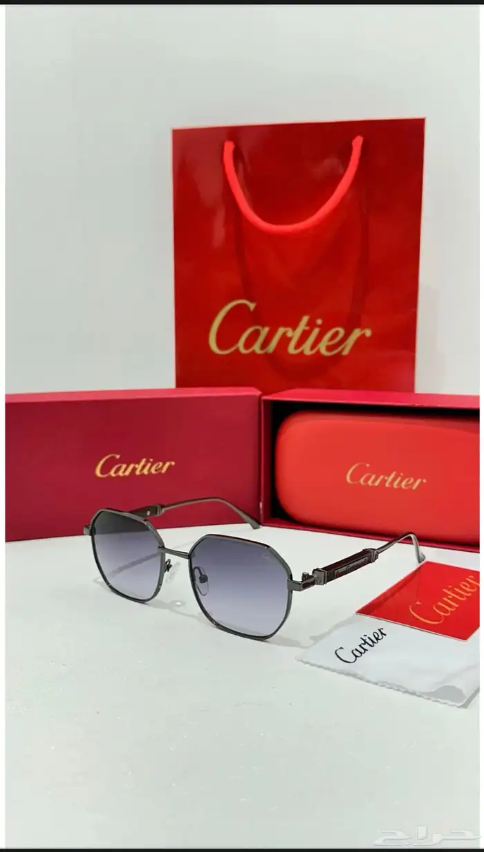 نظارات ماركه كارتير درجه اولى طبق الاصل مع الملحقات 36