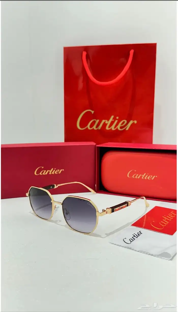 نظارات ماركه كارتير درجه اولى طبق الاصل مع الملحقات 33