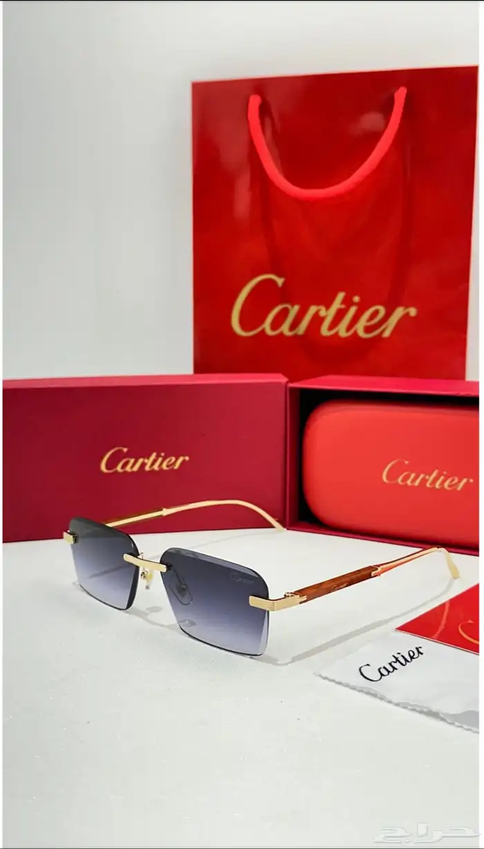 نظارات ماركه كارتير درجه اولى طبق الاصل مع الملحقات 7