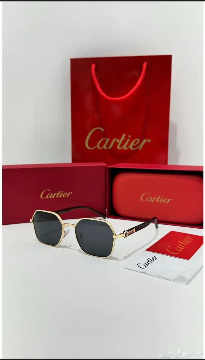 نظارات ماركه كارتير درجه اولى طبق الاصل مع الملحقات 18