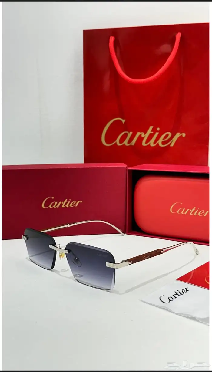 نظارات ماركه كارتير درجه اولى طبق الاصل مع الملحقات 6