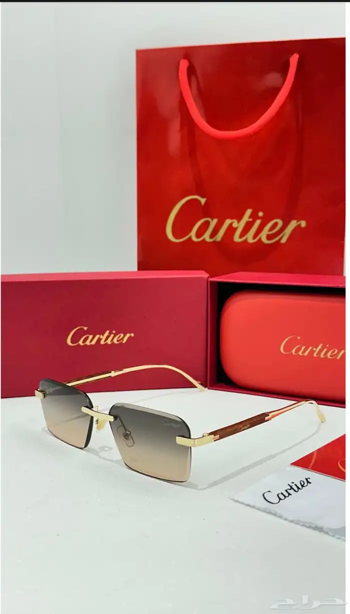 نظارات ماركه كارتير درجه اولى طبق الاصل مع الملحقات 4