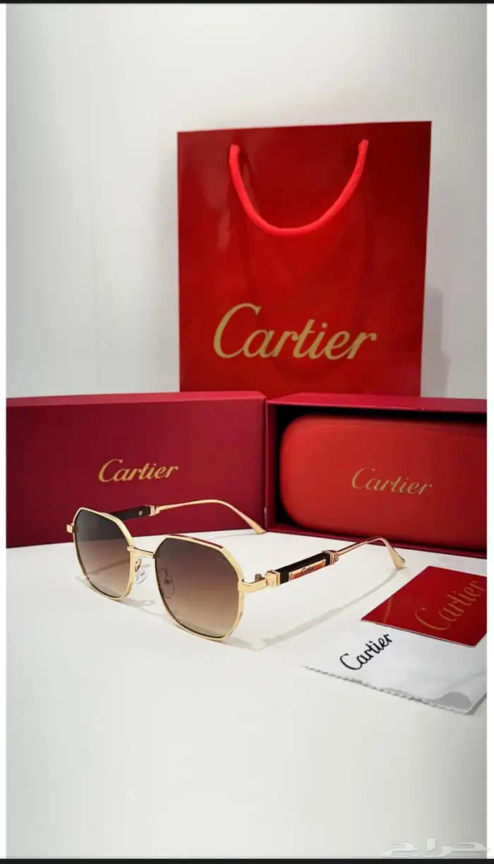 نظارات ماركه كارتير درجه اولى طبق الاصل مع الملحقات 32