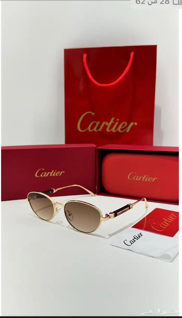نظارات ماركه كارتير درجه اولى طبق الاصل مع الملحقات 27